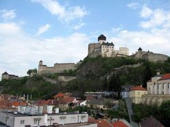 Pohled na Trennsk hrad