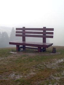 Obří lavička na Kykule u Skalitého
