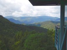 Výhled na Kremnické vrchy